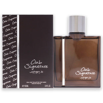 Club Signature by Johan B for Men - 3.4 oz EDT Spray