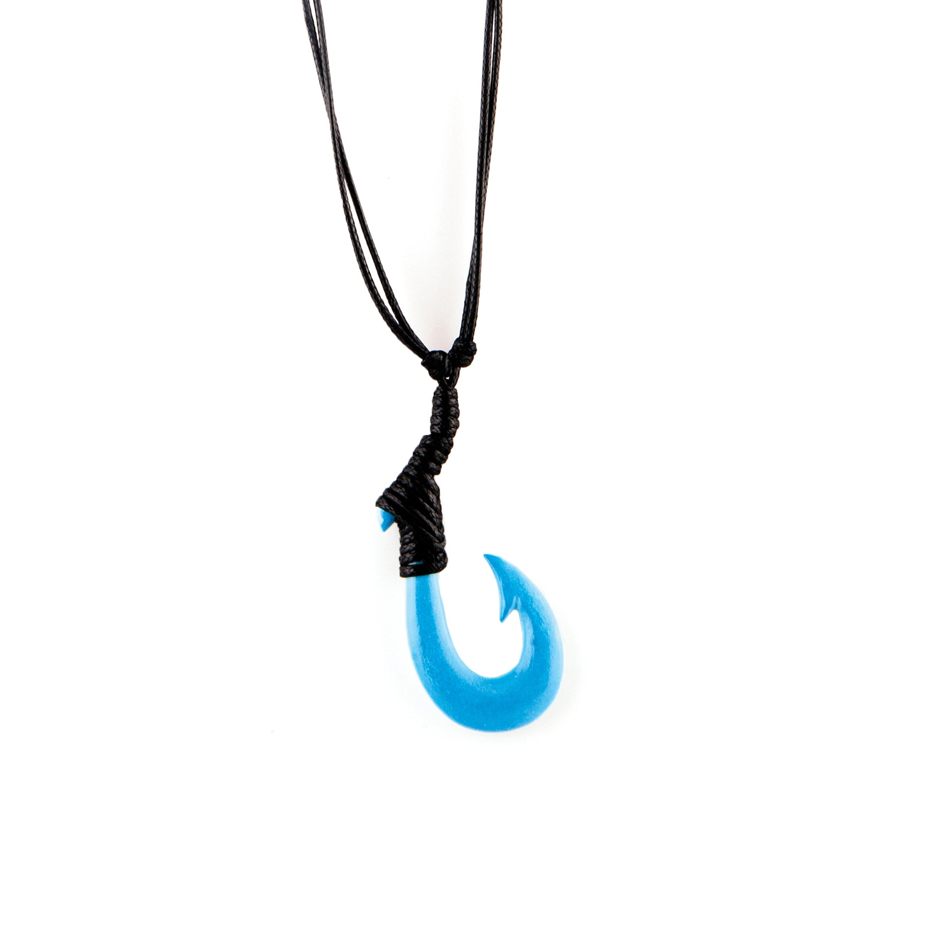 Color-Changing Necklace - Hook - White To Blue
