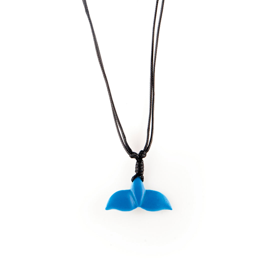 Color-Changing Necklace - Whale Tail - White to Blue