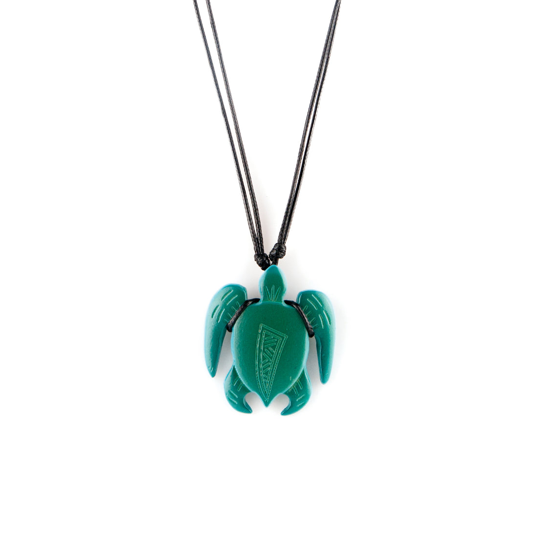 Color-Changing Necklace - Turtle - White to Green