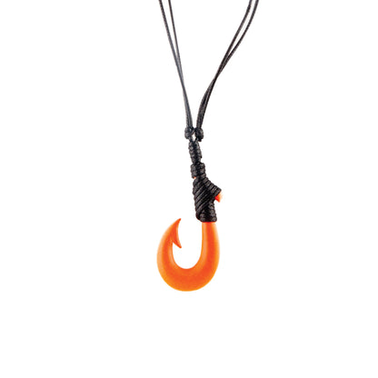 Color-Changing Necklace - Hook - White To Orange