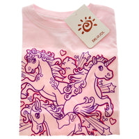 Girls Crew Tee - Iluv Horses - Balerina