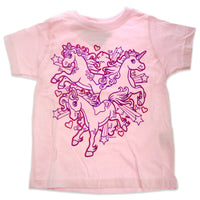 Girls Crew Tee - Iluv Horses - Balerina