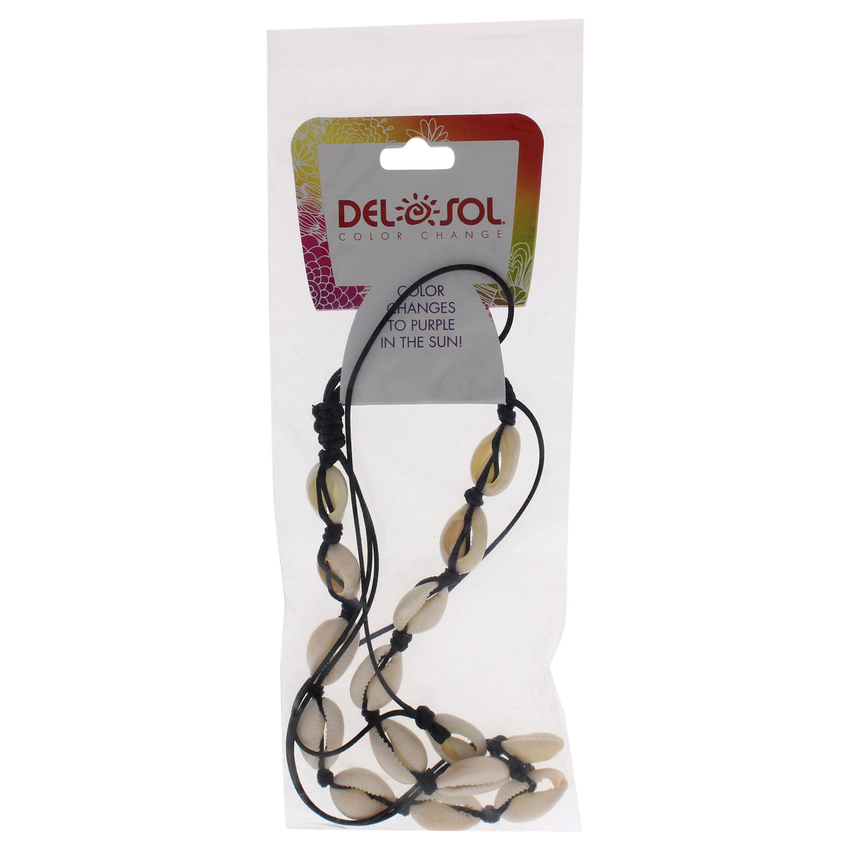 Color-Changing Necklace - Purple Cowrie