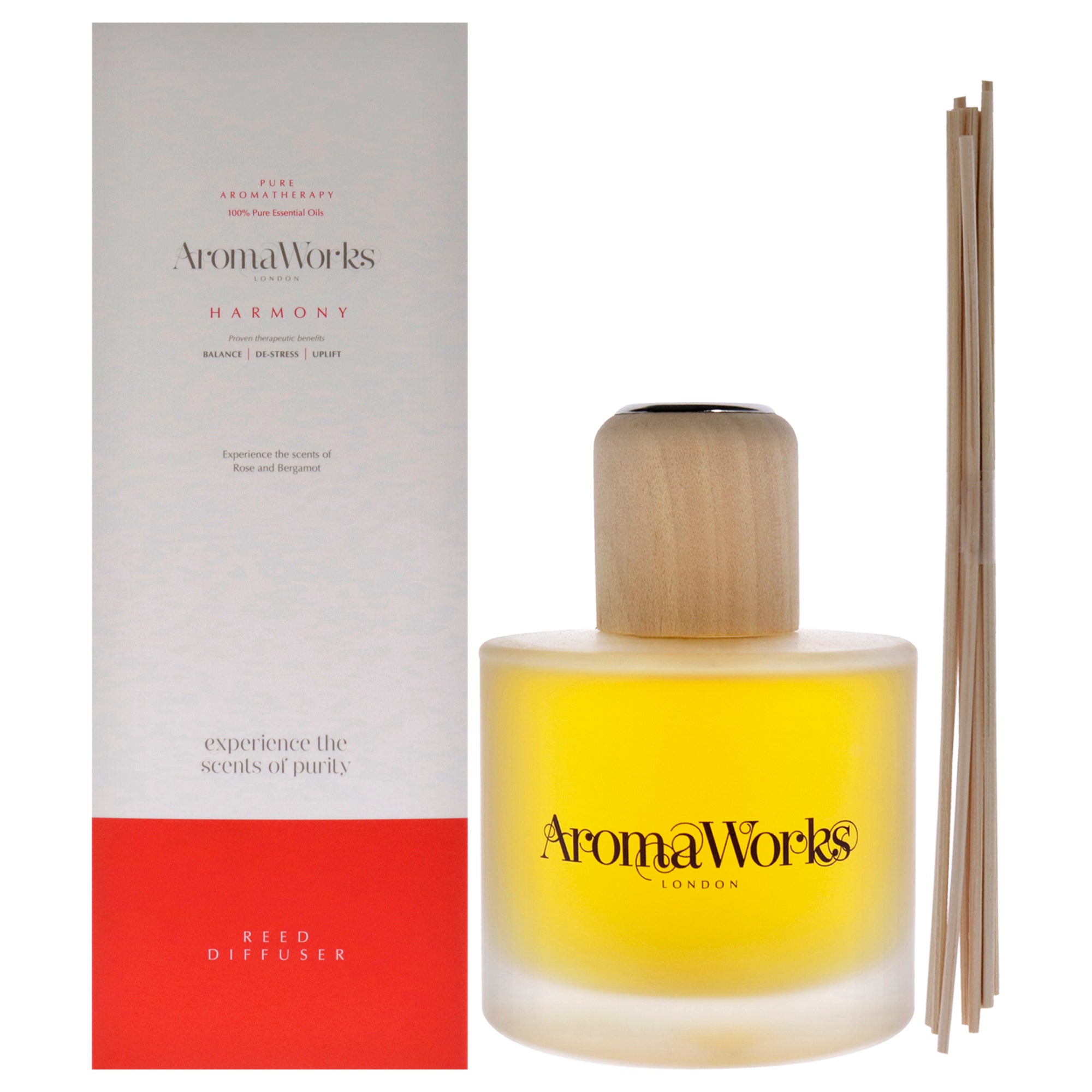 Harmony Reed Diffuser by Aromaworks for Unisex - 6.76 oz Reed Diffuser