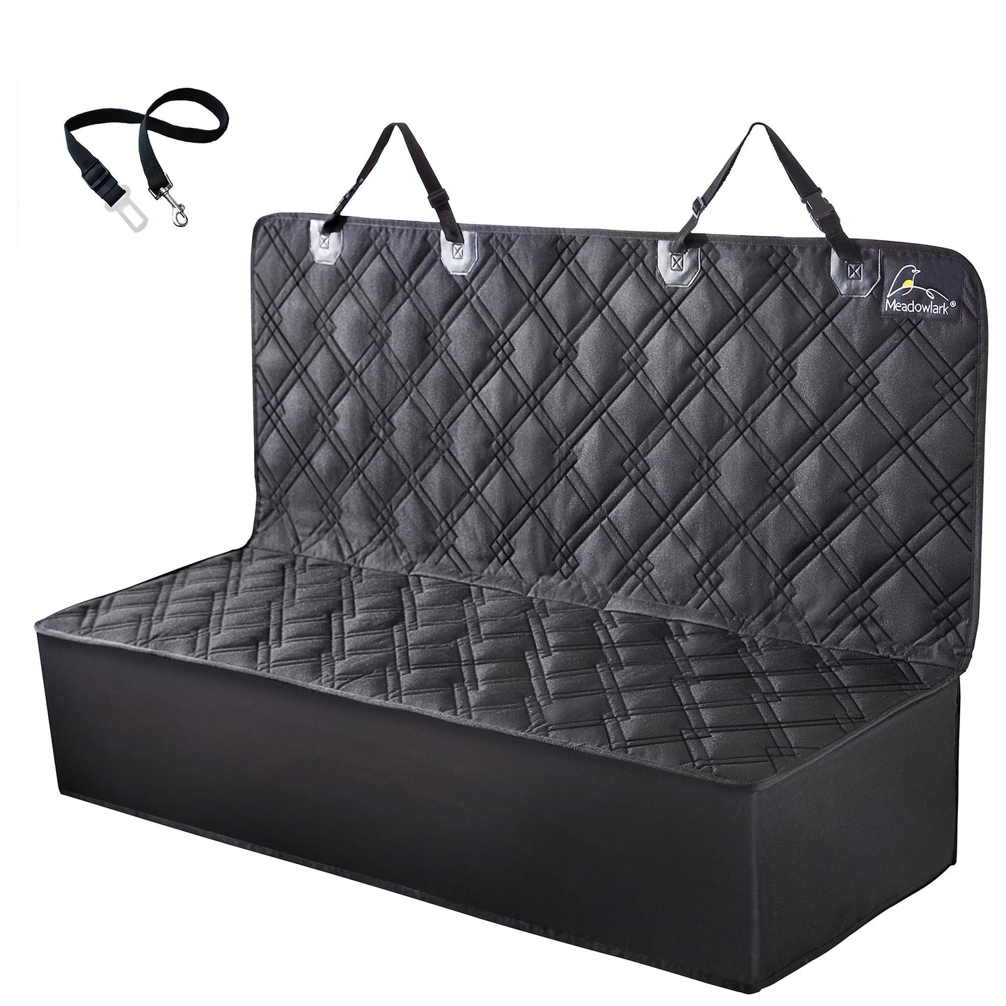 Bench Seat Protector for Pets - Standard Black