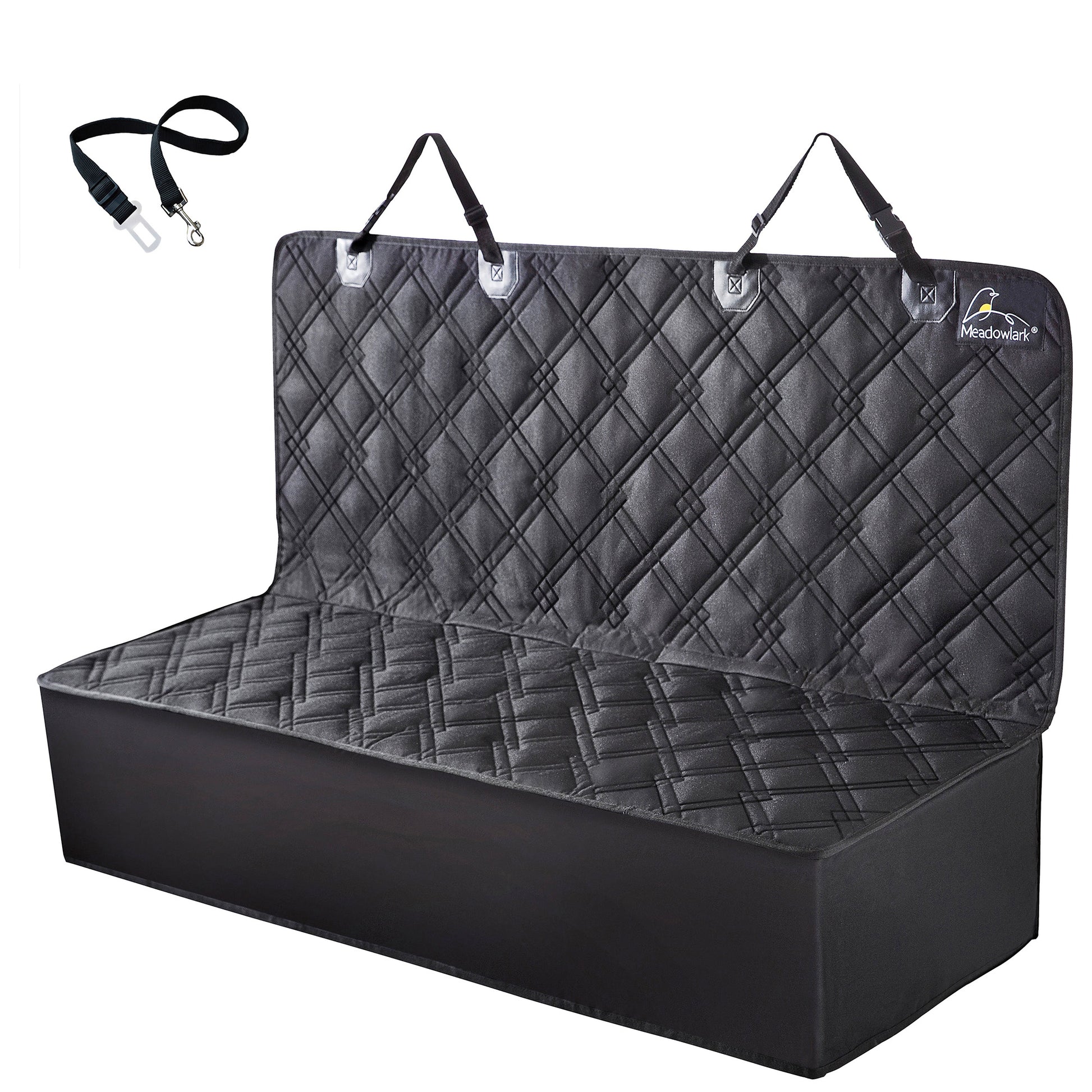 Bench Seat Protector for Pets - Standard Black