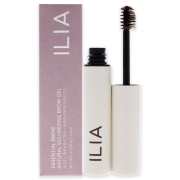 Essential Brow Gel - Dark Brown by ILIA Beauty for Women 0.13 oz Eyebrow Gel