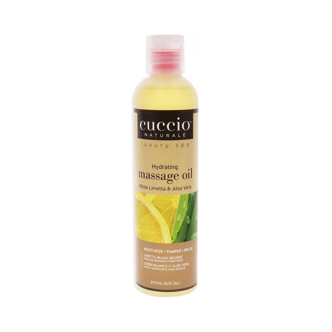 Hydrating Massage Oil - White Limetta and Aloe Vera
