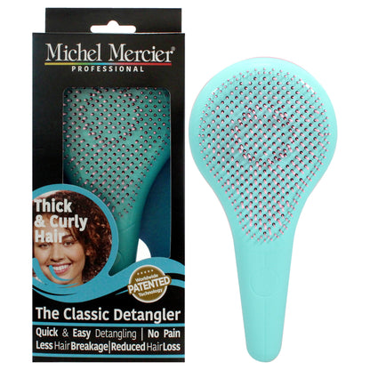 The Classic Detangler Thick and Curly Hair - Pink-Turquoise