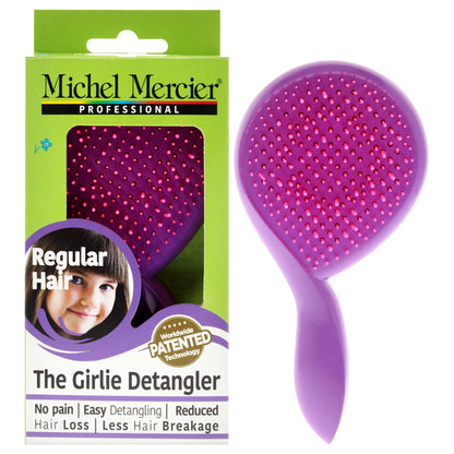 The Girlie Detangler Brush Regular Hair - Pink-Purple