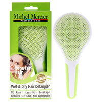 Wet and Dry Hair Detangler Regular Hair - Green-White