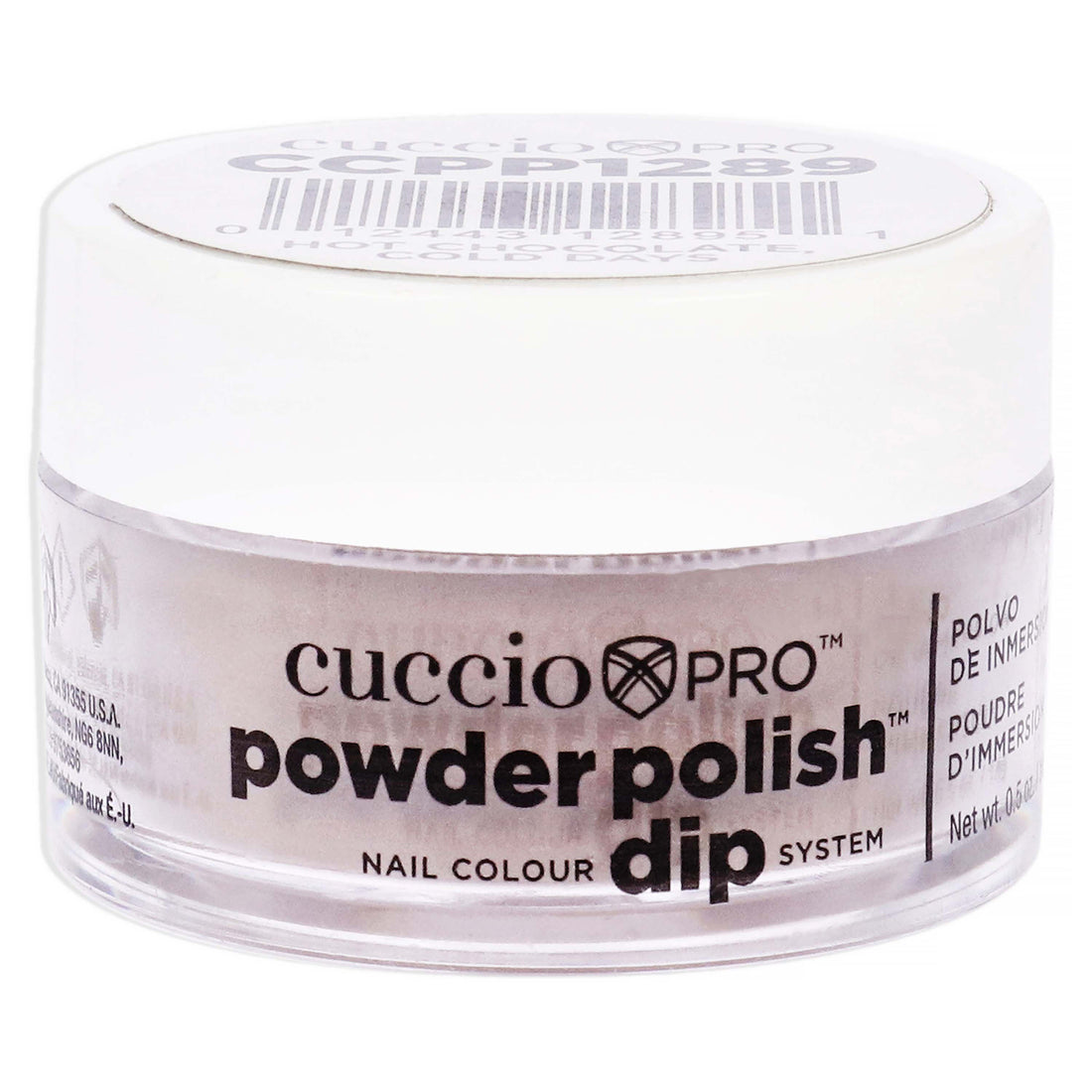 Cuccio Colour Pro Powder Polish Nail Colour Dip System - Hot Chocolate-Cold Days