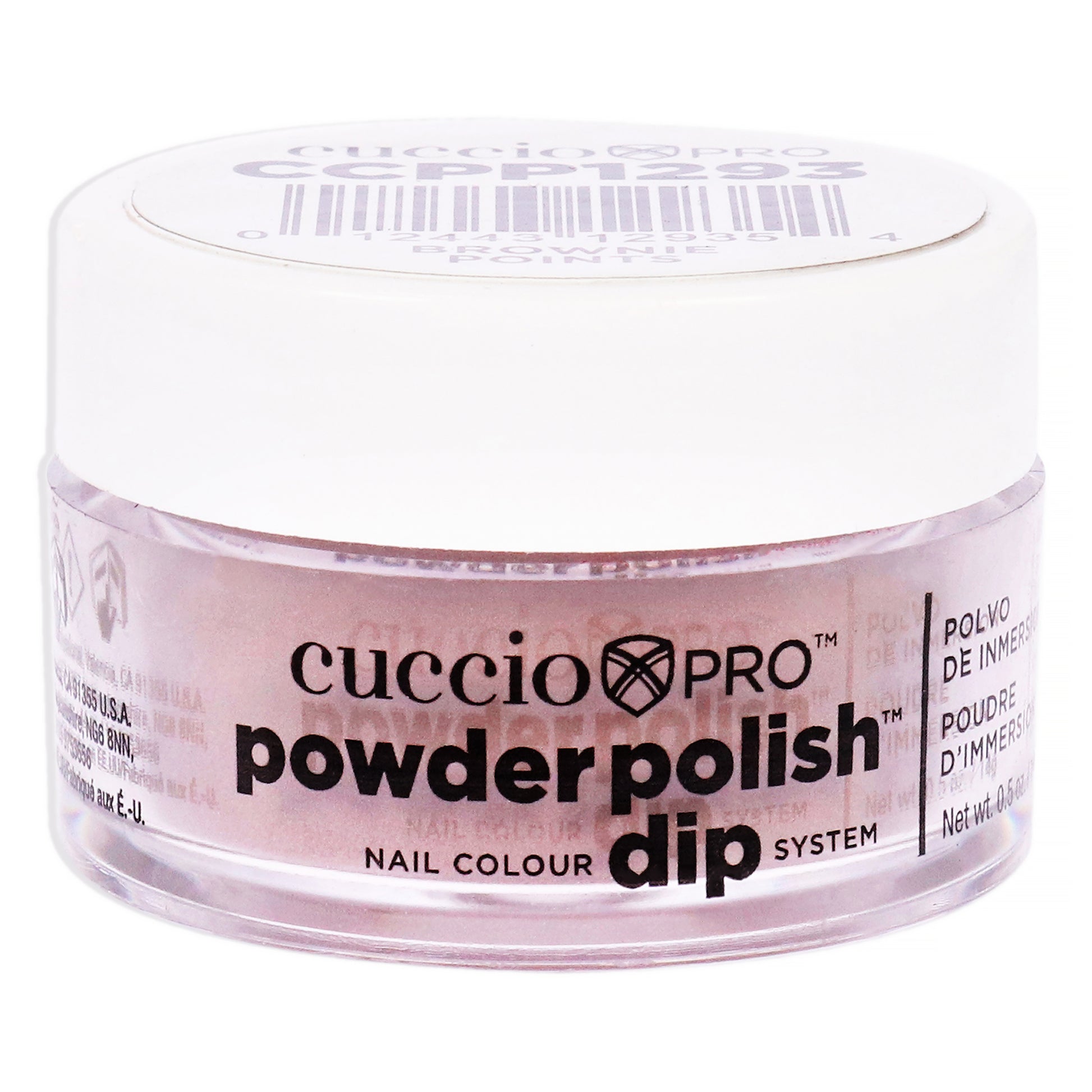 Cuccio Colour Pro Powder Polish Nail Colour Dip System - Brownie Points
