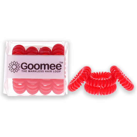 The Markless Hair Loop Set - American Rose by Goomee for Women - 4 Pc Hair Tie