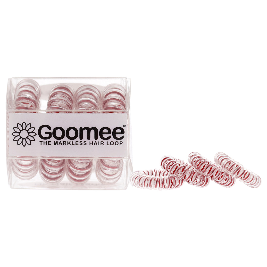 The Markless Hair Loop Set - Stocking Stuffe by Goomee for Women - 4 Pc Hair Tie (Holiday Edition )