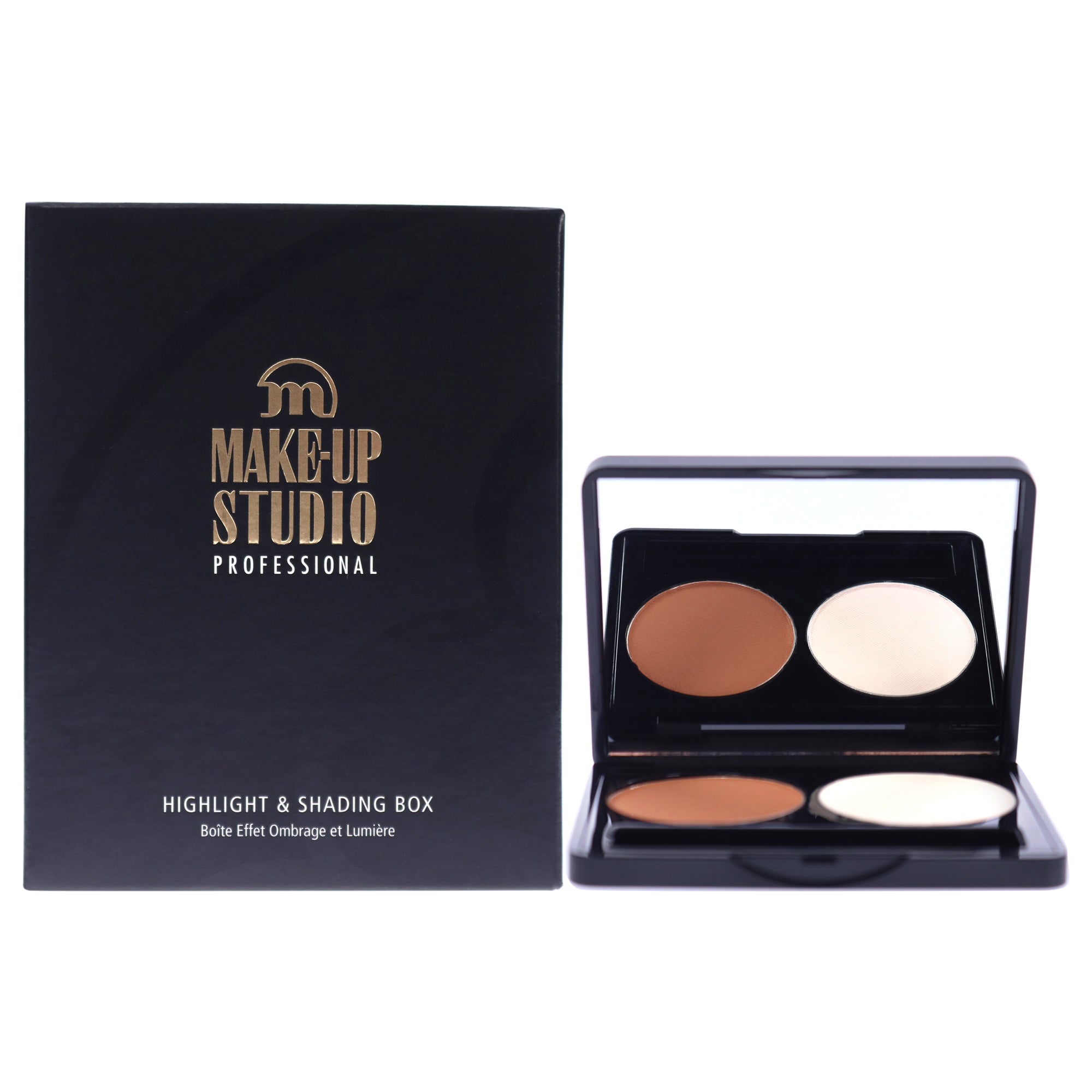 Shading and Highlight Box - Neutral Brown-White by Make-Up Studio for Women - 2 x 0.11 oz Highlighter