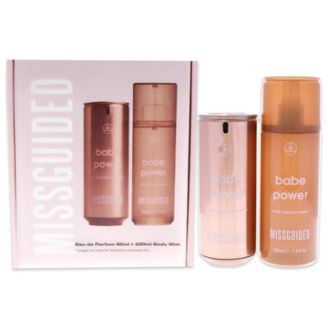 Babe Power by Missguided for Women - 2 Pc Gift Set 2.7oz EDP Spray, 7.4oz Body Mist