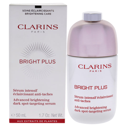 Bright Plus Advanced Brightening Dark Spot-Targeting Serum by Clarins for Unisex - 1.7 oz Serum