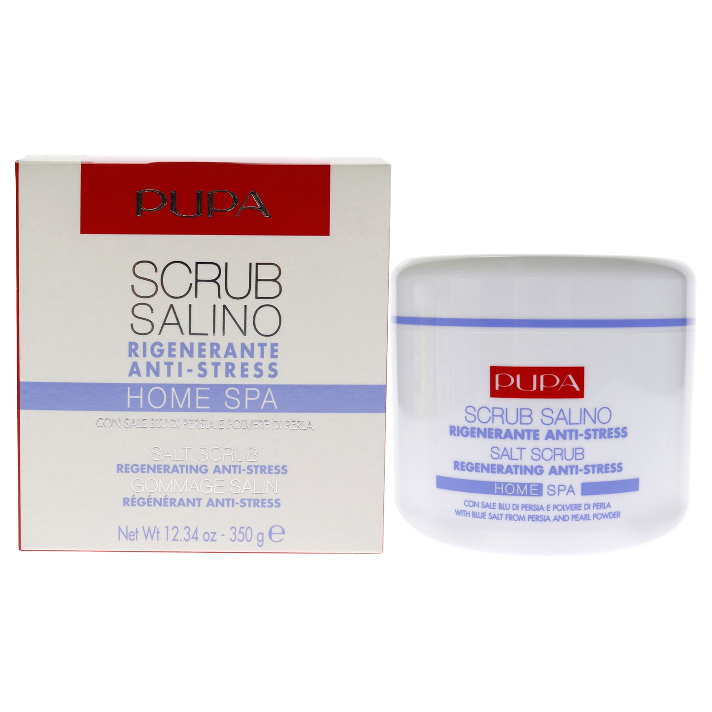 Home Spa Regenerating Anti Stress Salt Scrub - Pearl Extract