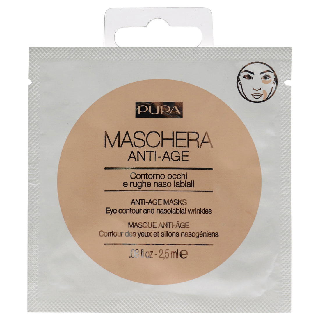 Anti-Age Mask Eye Contours and Nasolabial Wrinkle