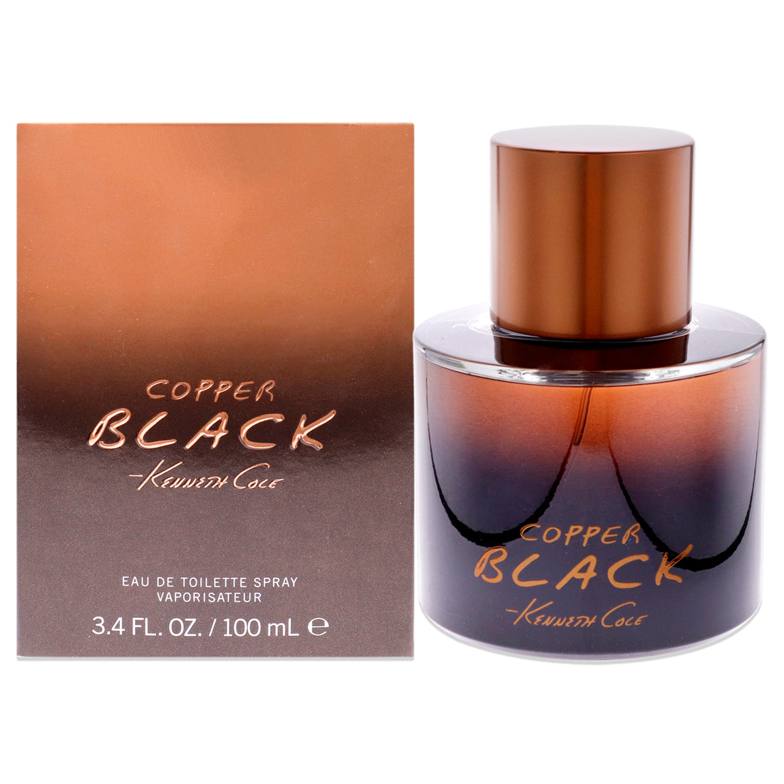 Kenneth Cole Cooper Black Men EDT Spray