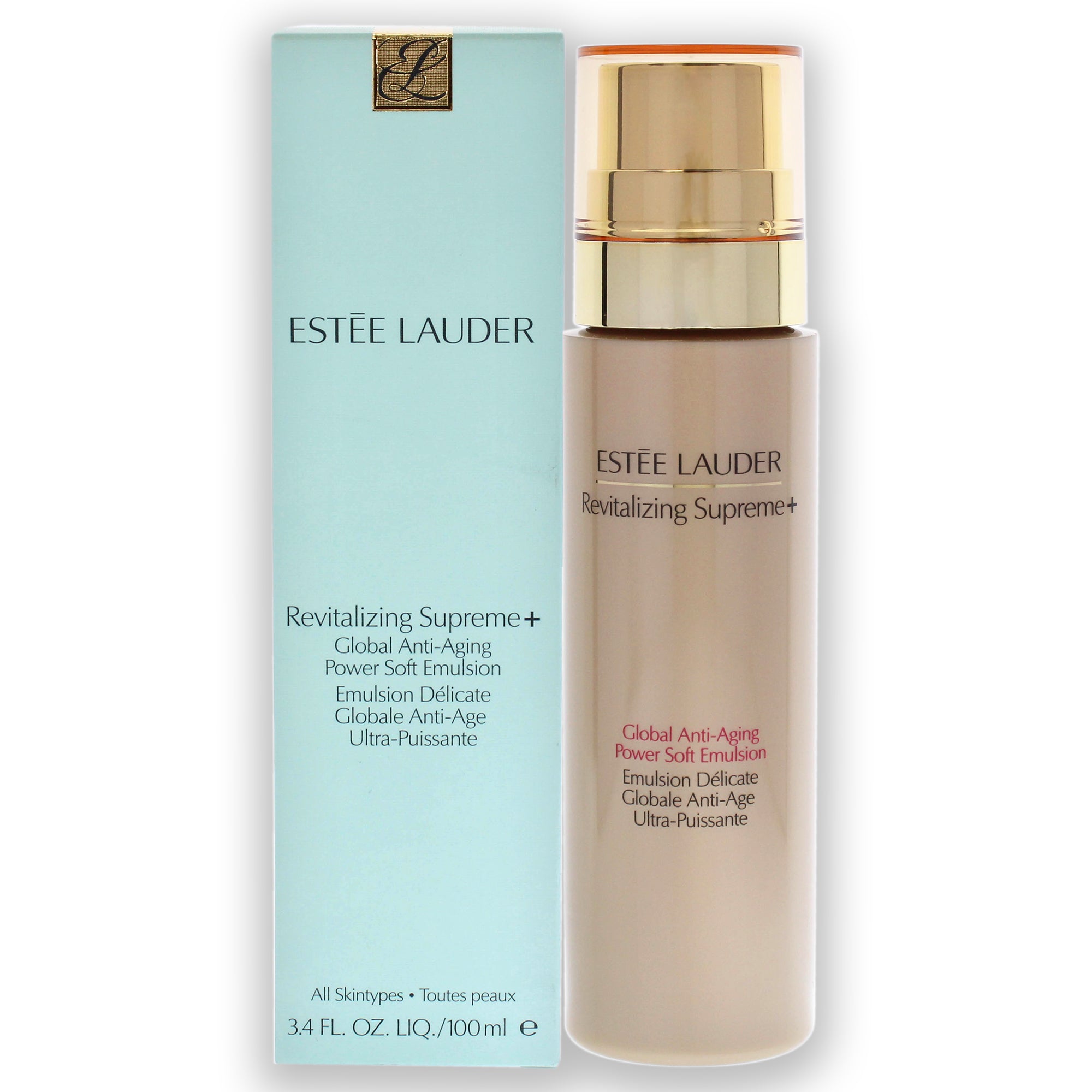 Revitalizing Supreme Plus Global Anti-Aging Power Soft Emulsion by Estee Lauder for Women 3.4 oz Emulsion