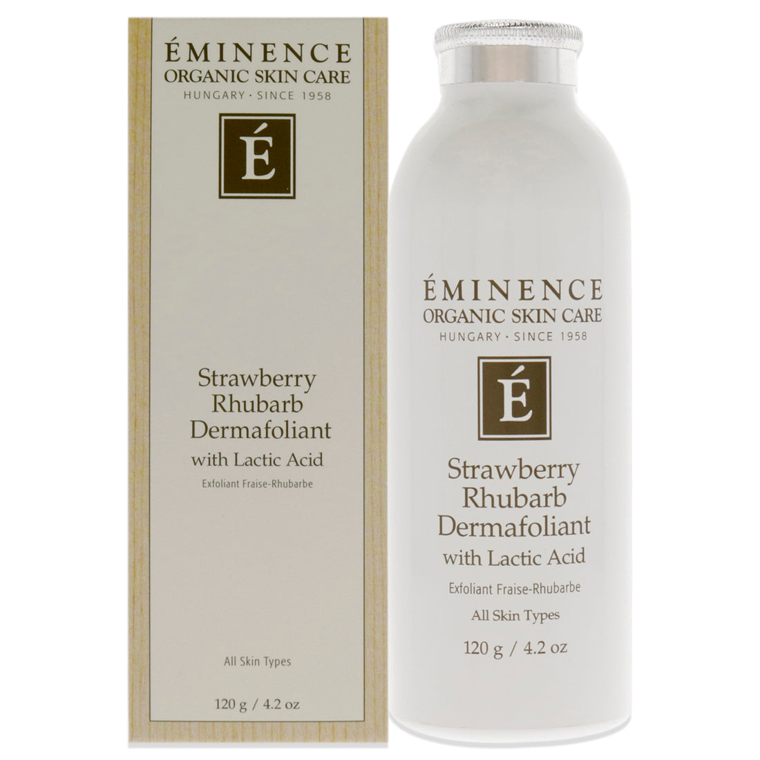 Strawberry Rhubarb Dermafoliant With Lactic Acid by Eminence for Unisex - 4.2 oz Exfoliator