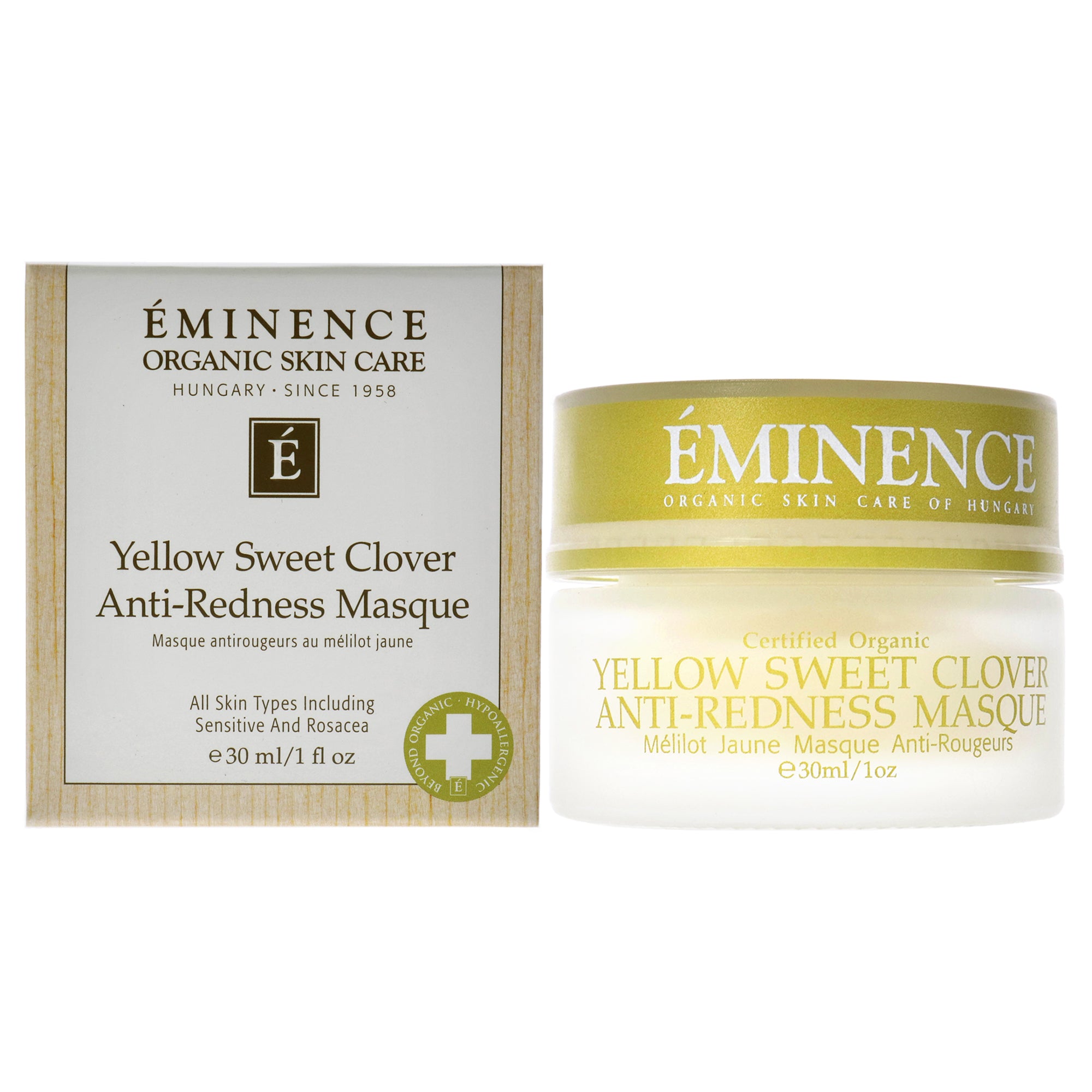 Yellow Sweet Clover Anti-Redness Masque by Eminence for Unisex 1 oz Mask