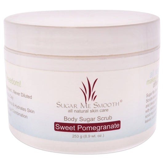 Body Scrub - Sweet Pomegranate by Sugar Me Smooth for Unisex - 8.9 oz Scrub