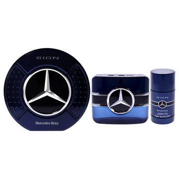 Mercedes-Benz Sign 2021 by Mercedes-Benz for Men - 2 Pc Gift Set 3.4oz EDP Spray, 2.6oz Deodorant