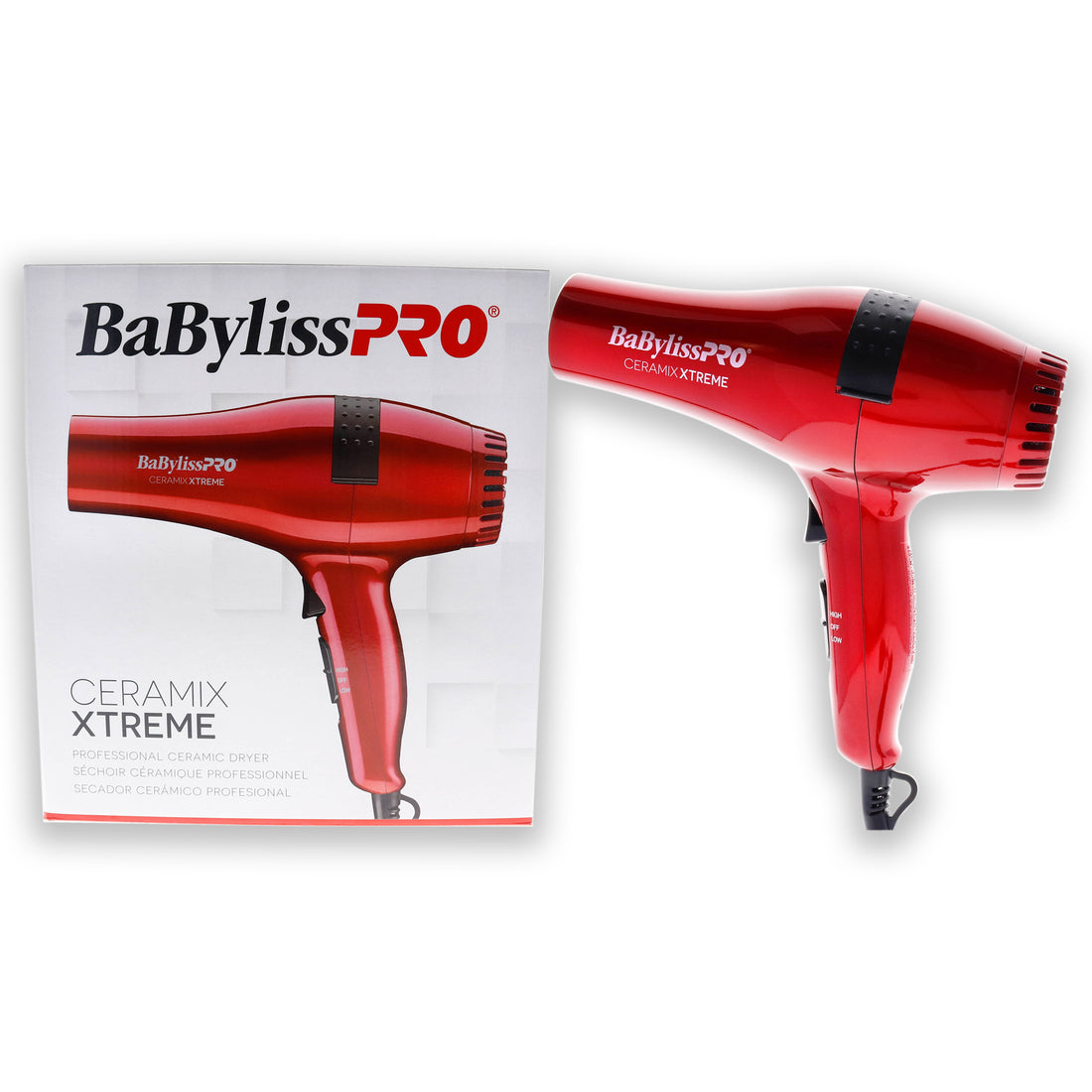Ceramix Xtreme 2000 Watts Hair Dryer - BRX5572 - Red