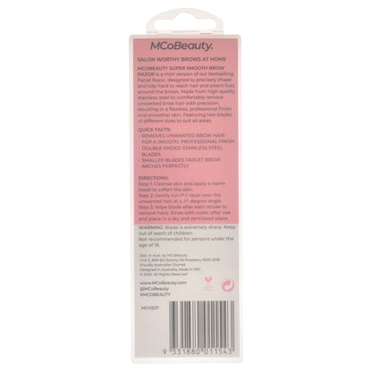 Super Smooth Eye Brow Razor Duo Blade