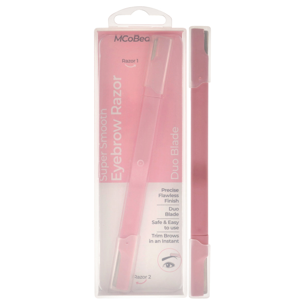Super Smooth Eye Brow Razor Duo Blade