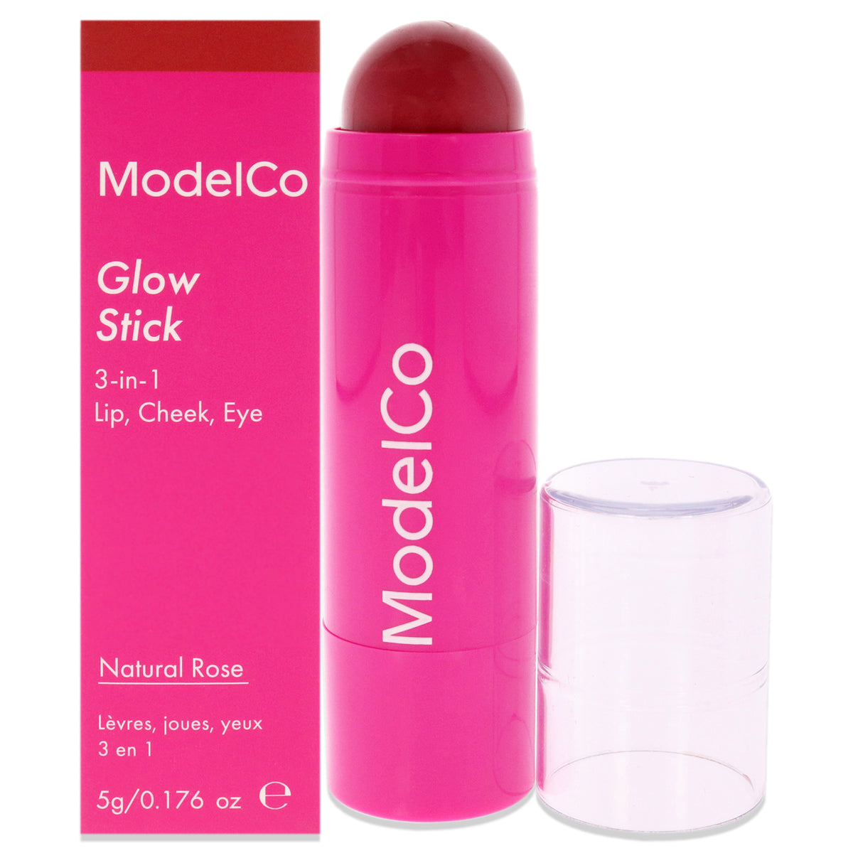 Glow Stick 3-In-1 - Natural Rose by ModelCo for Women - 0.176 oz Makeu