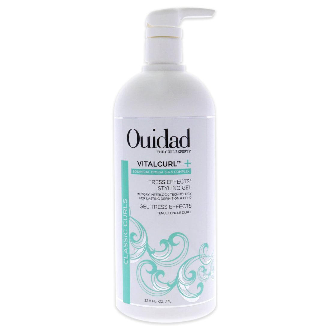 VitalCurl Plus Tress Effects Styling Gel by Ouidad for Unisex 33.8 oz Gel