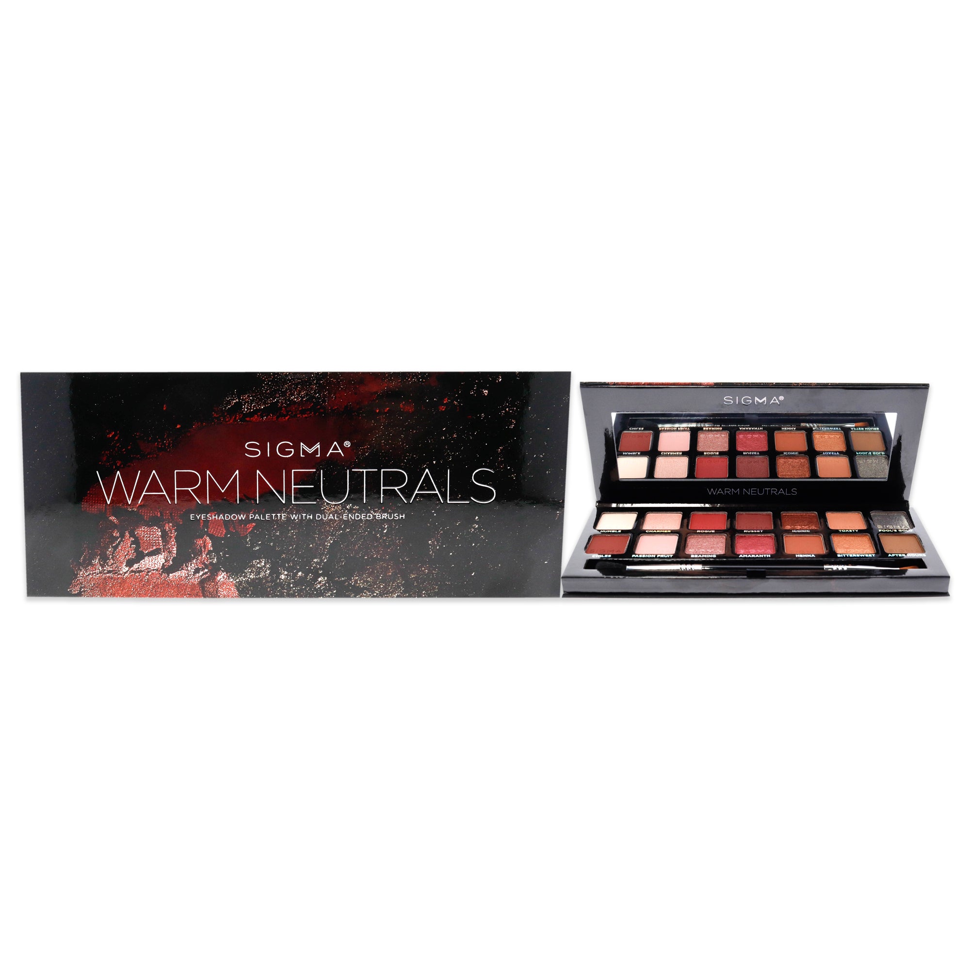 Warm Neutrals Eyeshadow Palette by SIGMA Beauty for Women - 1 Pc Eye Shadow