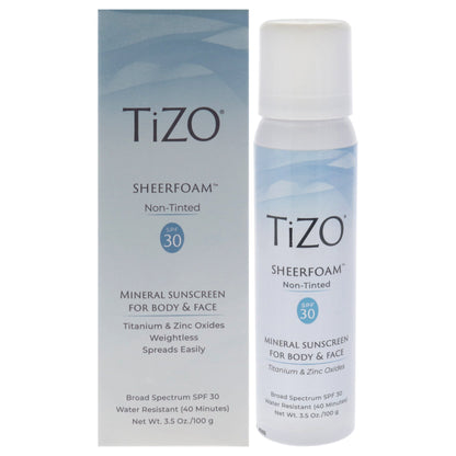 SheerFoam Body And Face Non-Tinted SPF 30