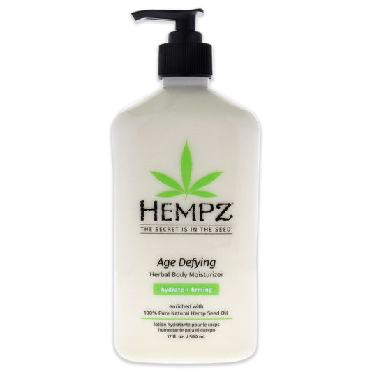 Age-Defying Herbal Body Moisturizer by Hempz for Unisex - 17 oz Moisturizer