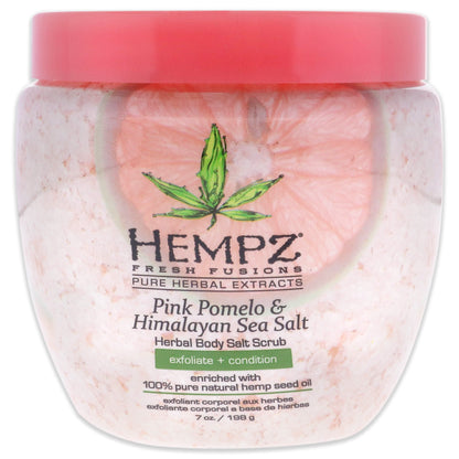 Fresh Fusions Pink Pomelo and Himalayan Sea Salt Herbal Body Scrub
