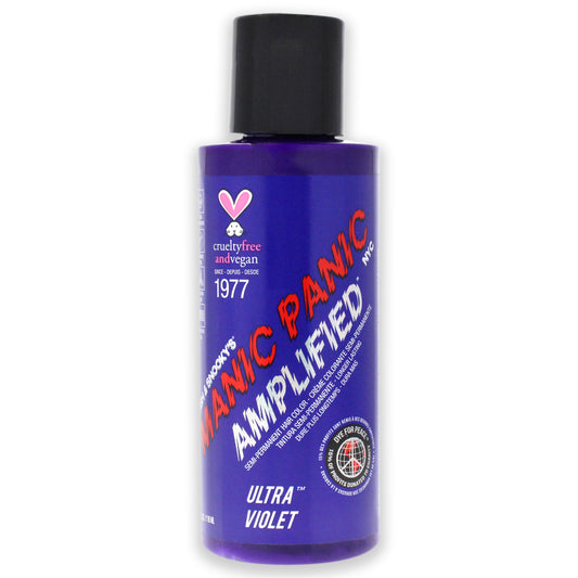 Amplified Semi-Permanent Hair Color Cream - Ultra Violet by Manic Panic for Unisex - 4 oz Hair Color