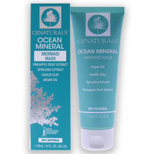 Ocean Mineral Mermaid Mask by OZNaturals for Unisex - 4 oz Mask