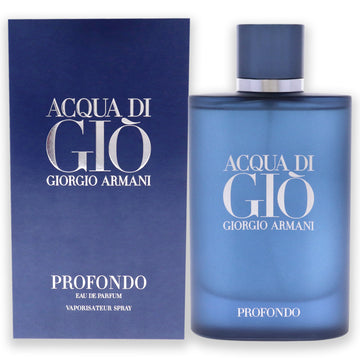 Acqua Di Gio Profondo by Giorgio Armani for Men - 4.2 oz EDP Spray