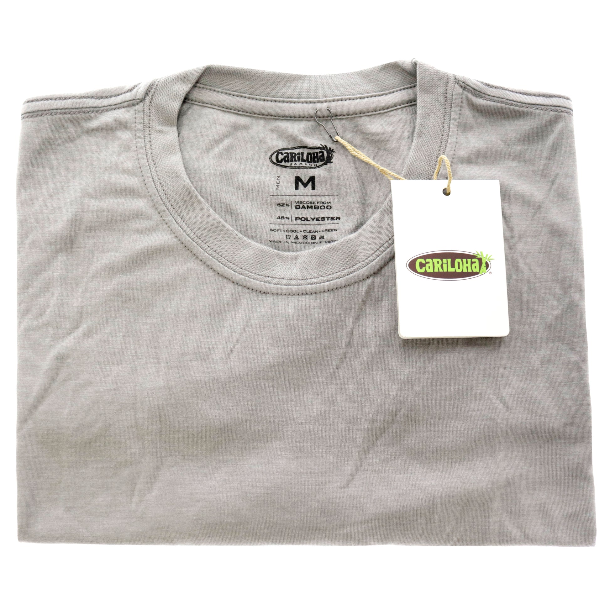 Cariloha Bamboo Comfort Crew Tee - Gray