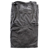 Bamboo Racer Tank - Heather Gray