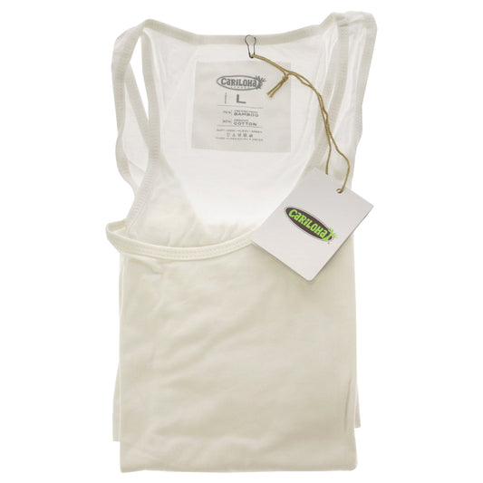 Bamboo Racer Tank - White