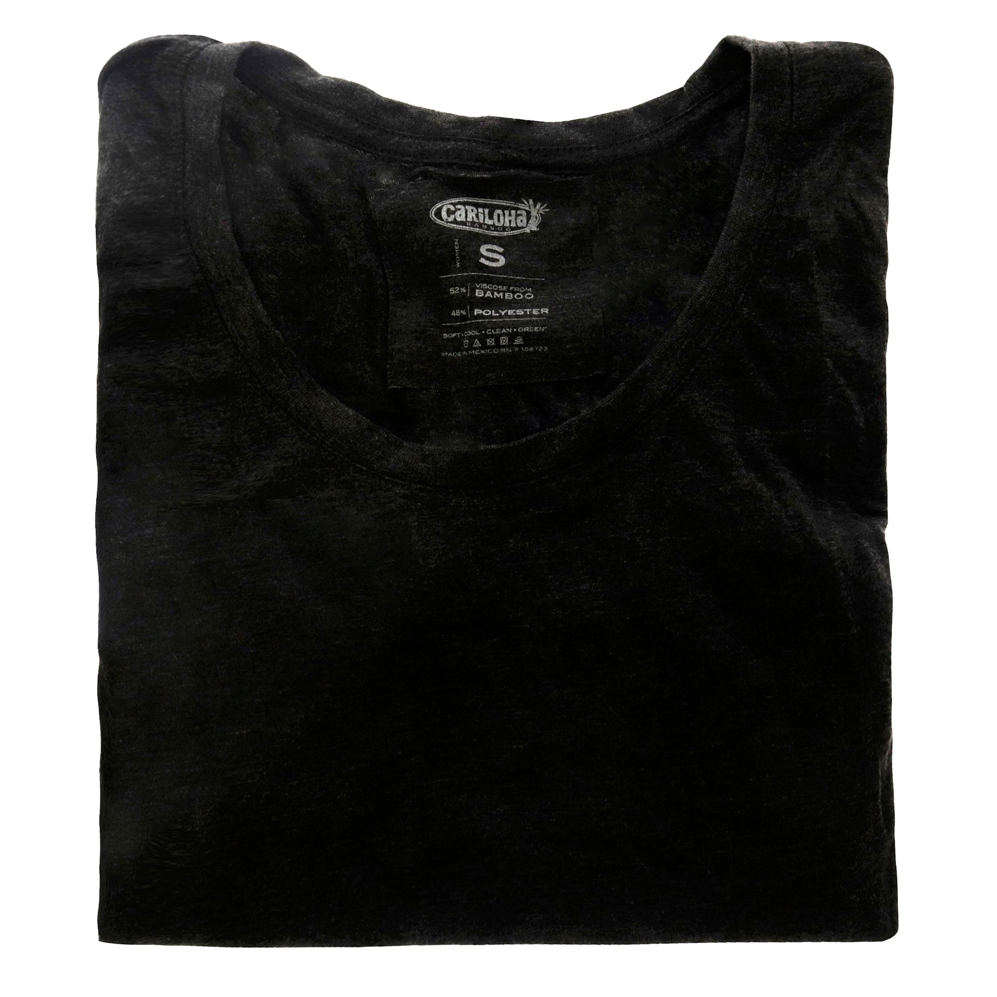 Bamboo Scoop Tee - Charcoal