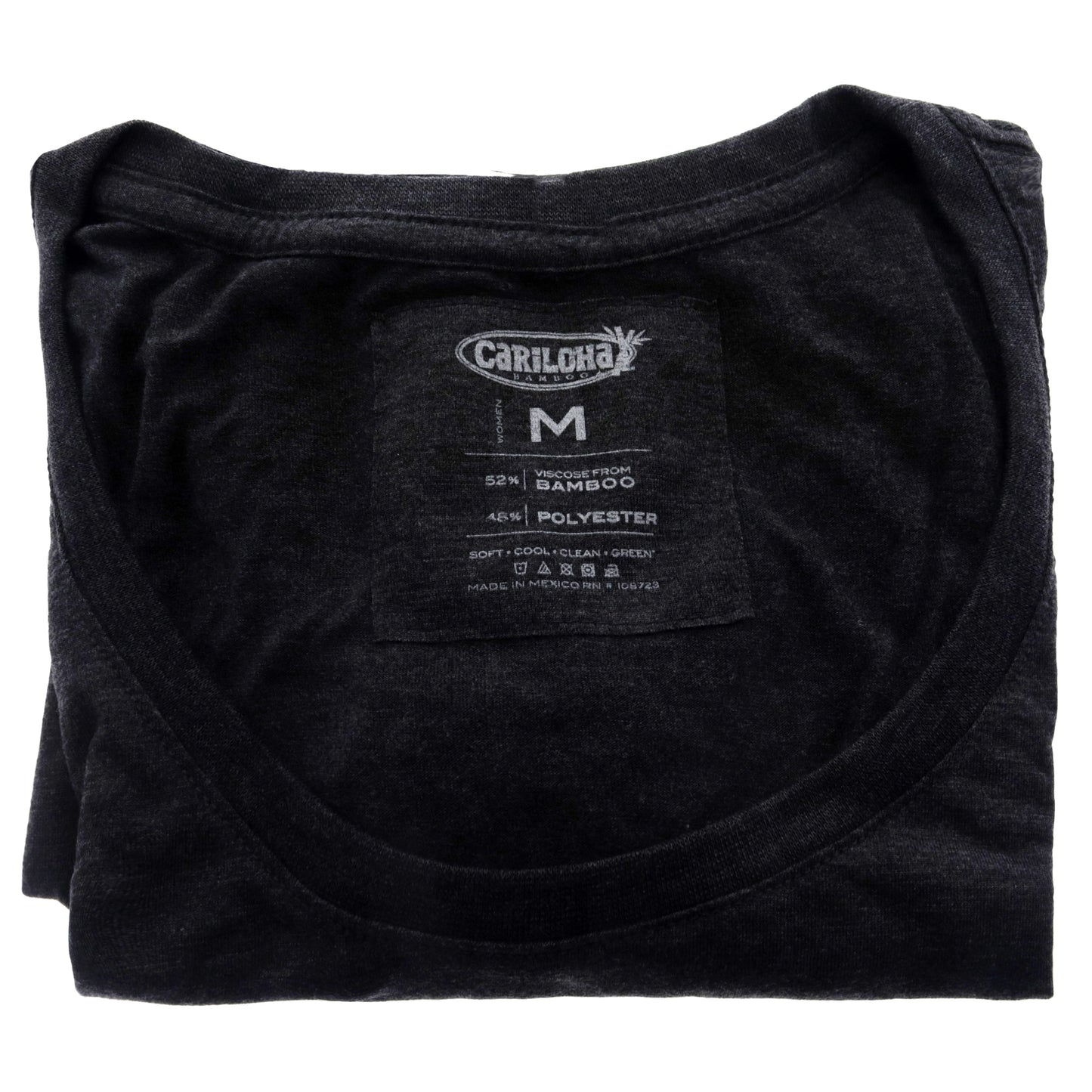 Bamboo Scoop Tee - Charcoal
