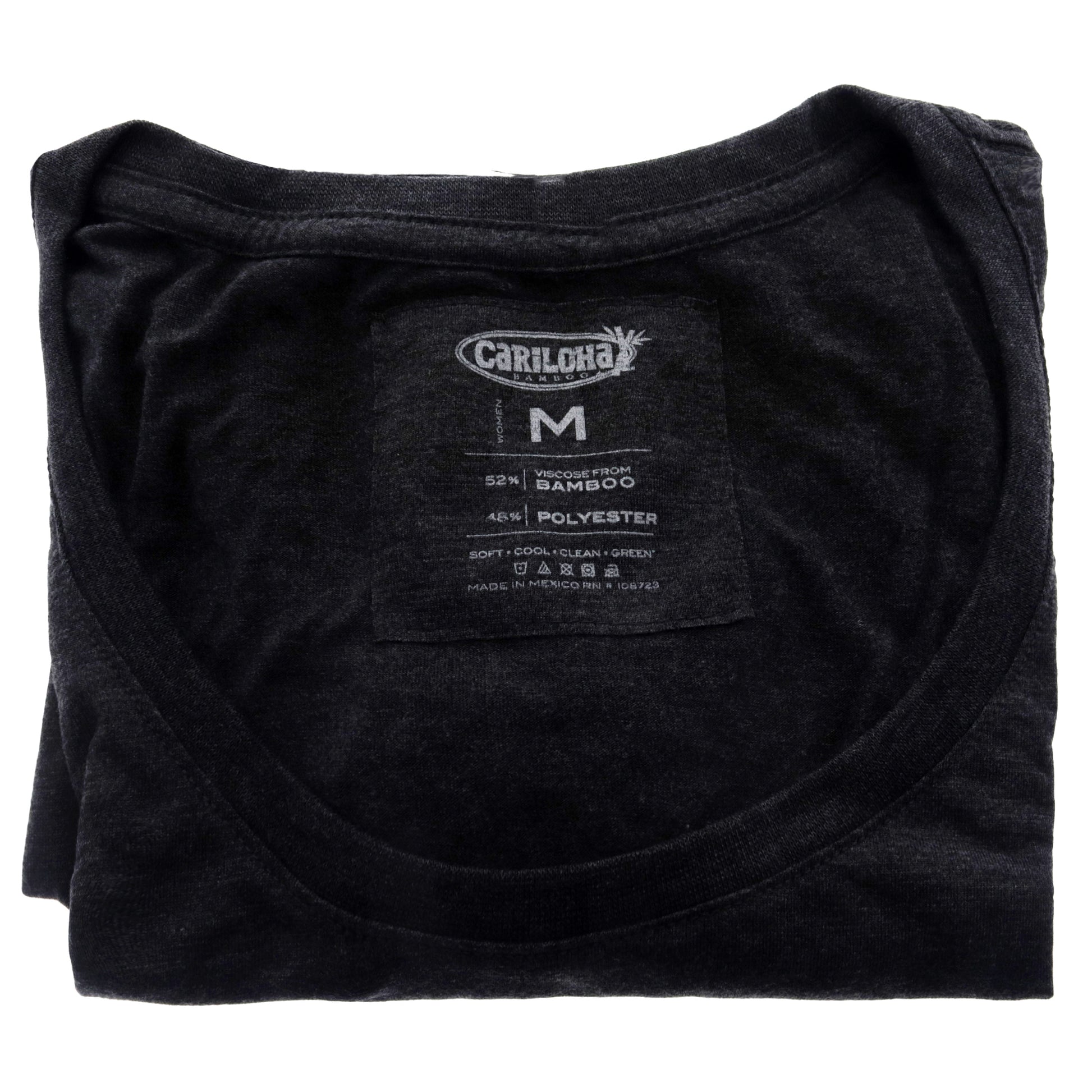 Bamboo Scoop Tee - Charcoal