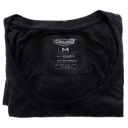 Bamboo Scoop Tee - Charcoal